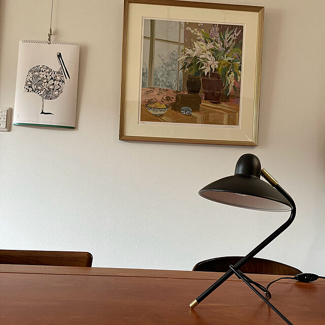 buchiの-Arles アルル デスクランプ ブラック 白熱球 モダン 南仏 プロヴァンス フランス カフェ風 ワンルーム 机 読書灯 寝室インテリア シンプル おしゃれ かわいい テーブル 卓上 高級感 LT3686BKの家具・インテリア写真
