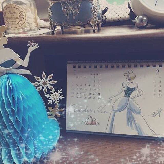 sayaのアートプリントジヤパン-*クリスマスカード 洋風 ディズニープリンセスハニカムカード シンデレラ XC-56284 APJの家具・インテリア写真