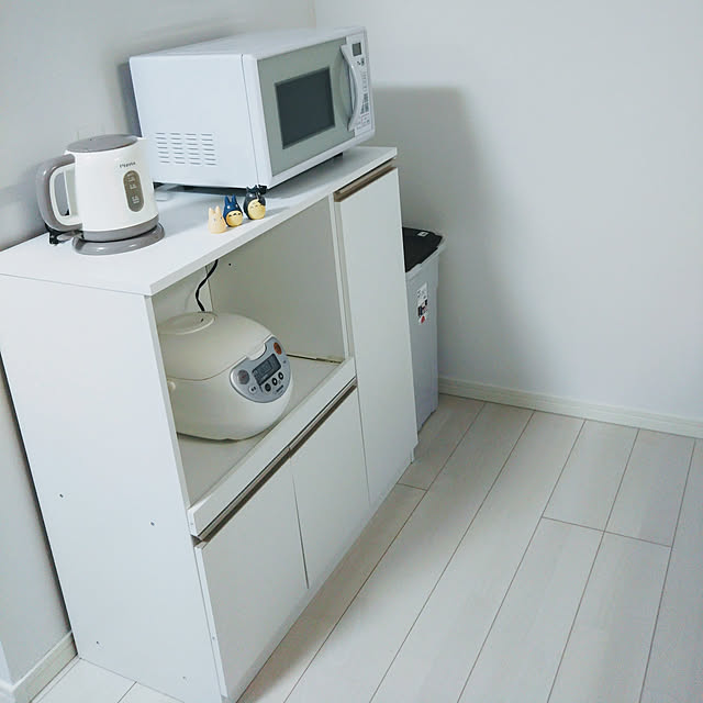 Tirorinのニトリ-レンジ台(フォルム RE9090 LBR) の家具・インテリア写真