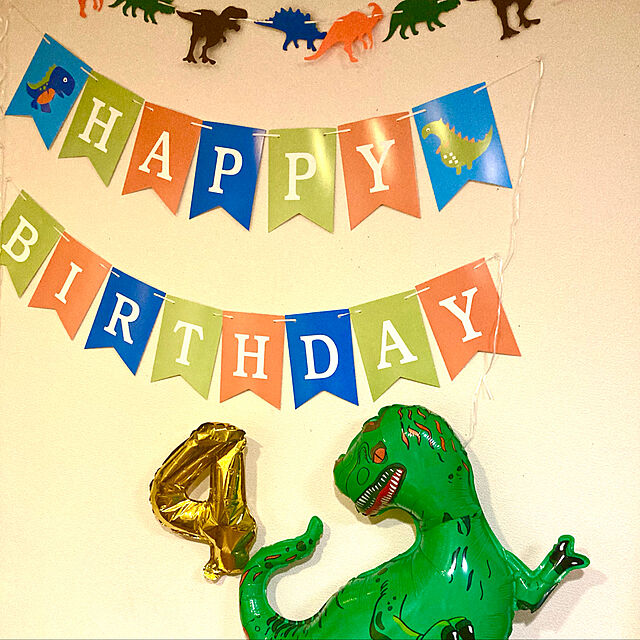 ayatakaのCCINEE-CCINEE 誕生日 飾り付け 恐竜 ガーランド ドラゴン 化石 パーティー 飾り (恐竜セット1)の家具・インテリア写真