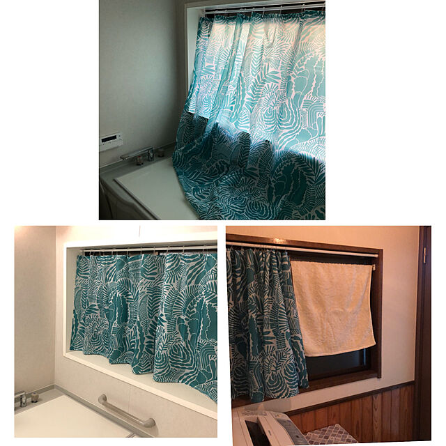 kyoko1124koのイケア-GATKAMOMILL ガトカモミル シャワーカーテンの家具・インテリア写真