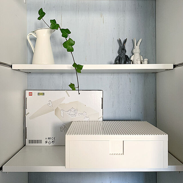 mmのイケア-IKEA/イケア BYGGLEK/ビッグレク レゴ ボックス ふた付き 35x26x12cm 整理/LEGOの家具・インテリア写真