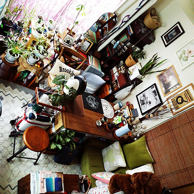 carollcarのニトリ-ジャンボクッションカバー(ジェノア2) の家具・インテリア写真