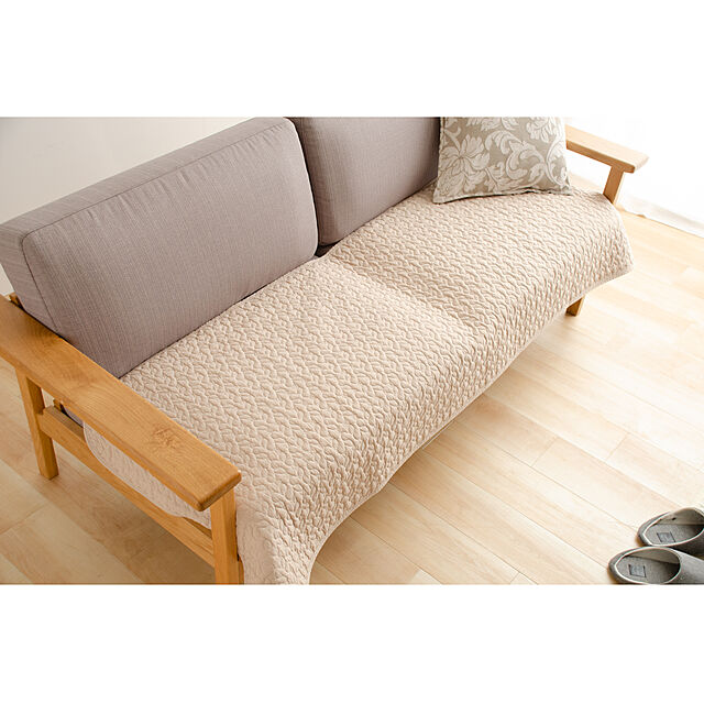 mitasのMITAS-ＭＩＴＡＳ　綿100%生地　 イブル ソファーパッド ソファーカバー イブルマット 65x170cmの家具・インテリア写真