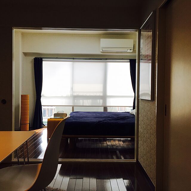Tetsuyaの無印良品-無印良品　収納ベッド・シングル・オーク材　幅１０５．５×奥行２０１×高さ２７ｃｍの家具・インテリア写真