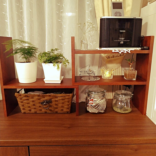 urikoの-木製スライドシェルフの家具・インテリア写真