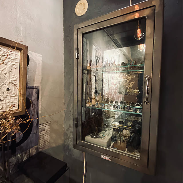 ダルトン /ウォールマウントガラスキャビネット】