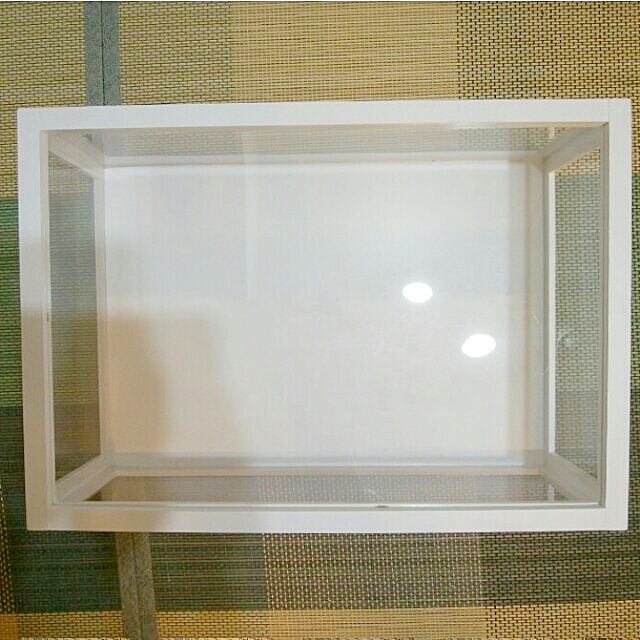 heart.emiemi57.whiteのニトリ-竹ラグ(レクト7BL 180X280) の家具・インテリア写真