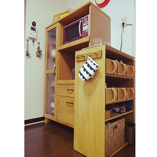 mieのニトリ-カラーボックスカラボ ワイド３段(NA) の家具・インテリア写真