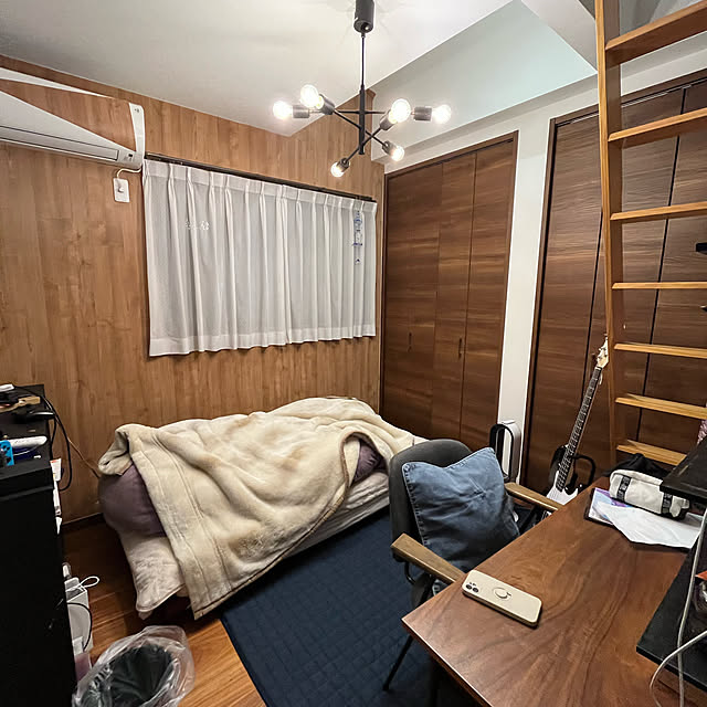 sevenhunterのニトリ-ペンダントライト セイス BK(274P-6) の家具・インテリア写真