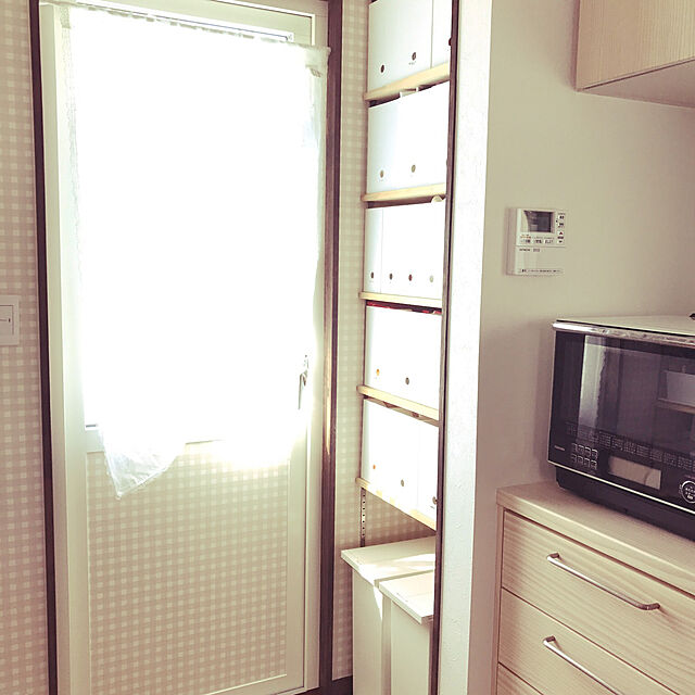 yuki_s_のニトリ-たて型 小窓用カーテン(スアレ 90X120) の家具・インテリア写真