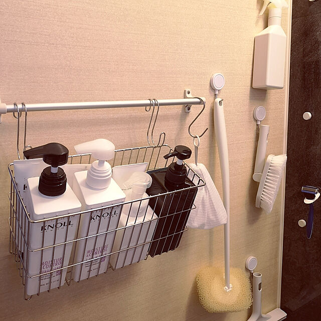 kanaの無印良品-ＰＥＴ詰替ボトル・ホワイト クリアグレーの家具・インテリア写真
