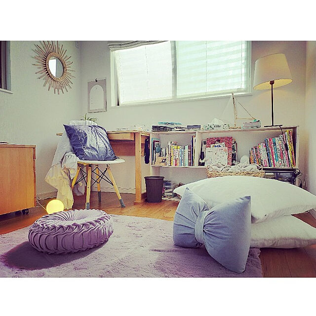 mokoのニトリ-【デコホーム商品】ラグ（ウサギ DH01 DRO 100X140） の家具・インテリア写真