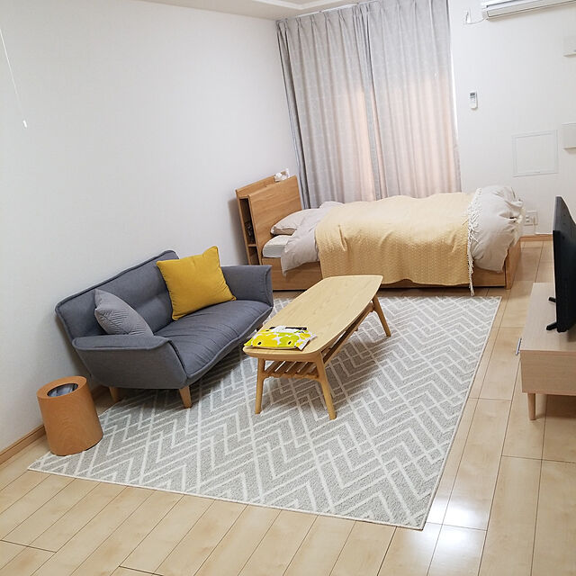 Suuuのニトリ-フリーカバー シングル(INファルゴYE S) の家具・インテリア写真