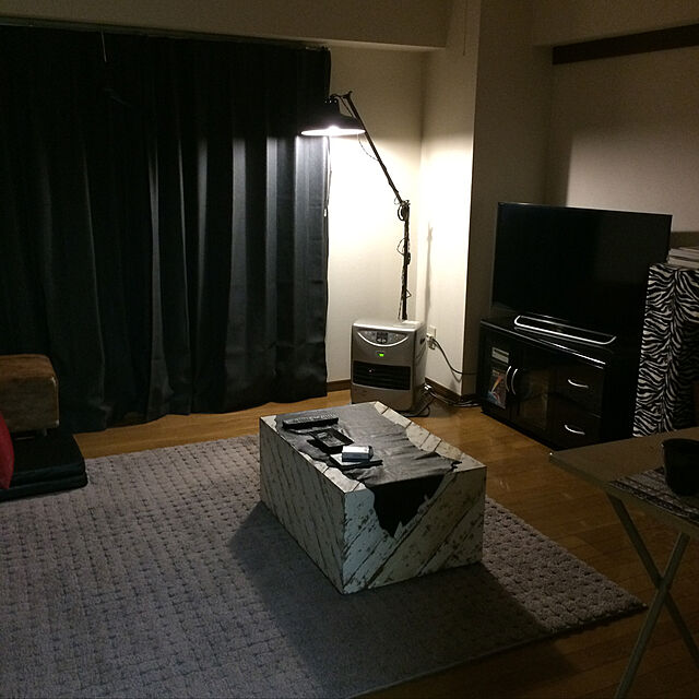 michiruのニトリ-アクセントラグ(SシャギーBE 160X230) の家具・インテリア写真