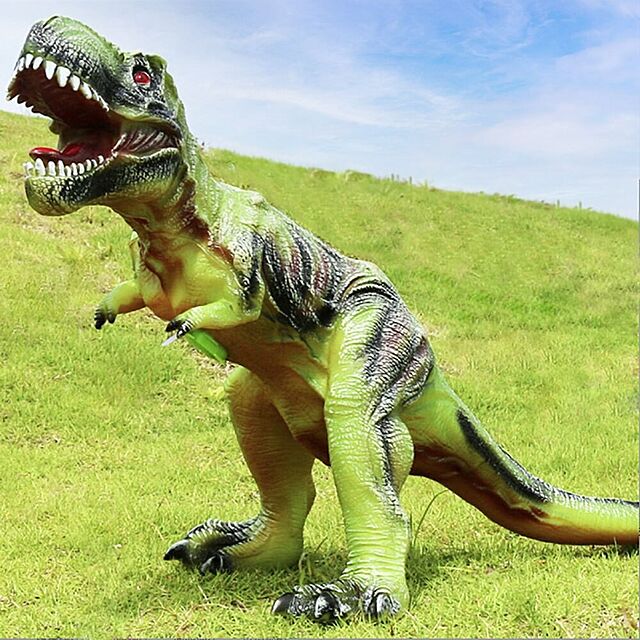 aiojapanの-【訳あり】 玩具 恐竜 ティラノサウルス 特大 60cm 置物 鳴く バースデー プレゼント おもちゃ 恐竜のおもちゃ 男の子の家具・インテリア写真