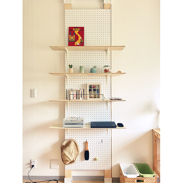 yukaの無印良品-アクリルケース用・ベロア内箱仕切・大・リング小物用・グレーの家具・インテリア写真