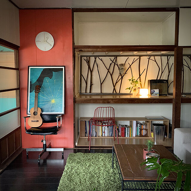 yoshika2myroomの-HASAMI ハニカムポット4号 レッドの家具・インテリア写真