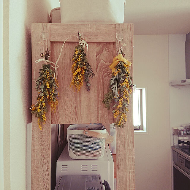 Ayakoの-食器棚 キッチン収納 キッチンキャビネット レンジ台 カップボード キッチン 収納 棚 スライド 台所 ラック 食器 キッチンラック リビング収納 チェスト 90cm 幅90cm テレワーク 在宅の家具・インテリア写真