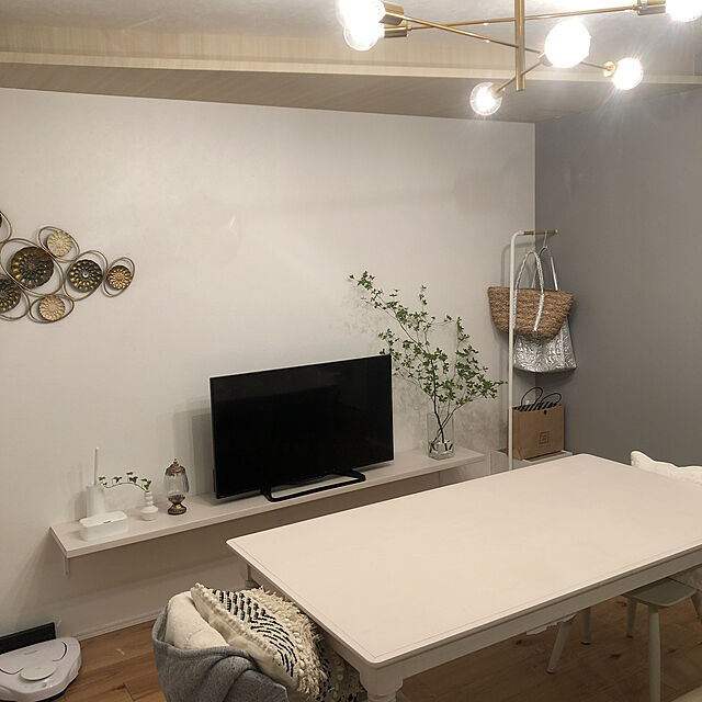 sashiのアイリスオーヤマ-ウッドサイドテーブル WST-300の家具・インテリア写真