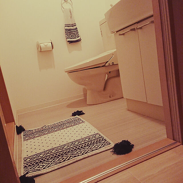 Tomokoのニトリ-バスマット(INオルテガ 45X65) の家具・インテリア写真