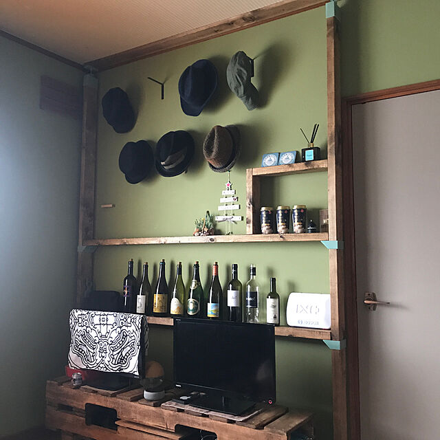 Hiroshiの-LABRICO ラブリコ ２×４ 棚受シングル DX-2 棚受けを支える受け具の家具・インテリア写真