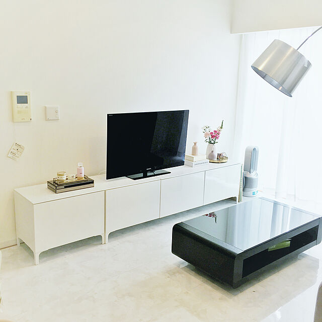 Kkのイケア-【IKEA/イケア/通販】 BEST&Aring; ベストー シェルフユニット 扉付, ラップヴィーケン ホワイト(a)(S59047430)の家具・インテリア写真
