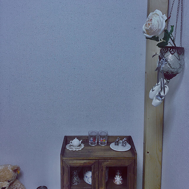 naokoの-COVENT GARDEN リムレースリブ・ハングカップ 花びん ガラス ハンギング 観葉植物 ディスプレイ インテリア雑貨の家具・インテリア写真