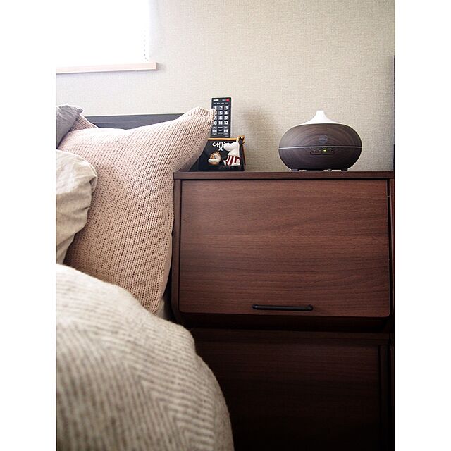 emimekkoの無印良品-オーガニックコットンテープ編クッションカバー／ベージュの家具・インテリア写真