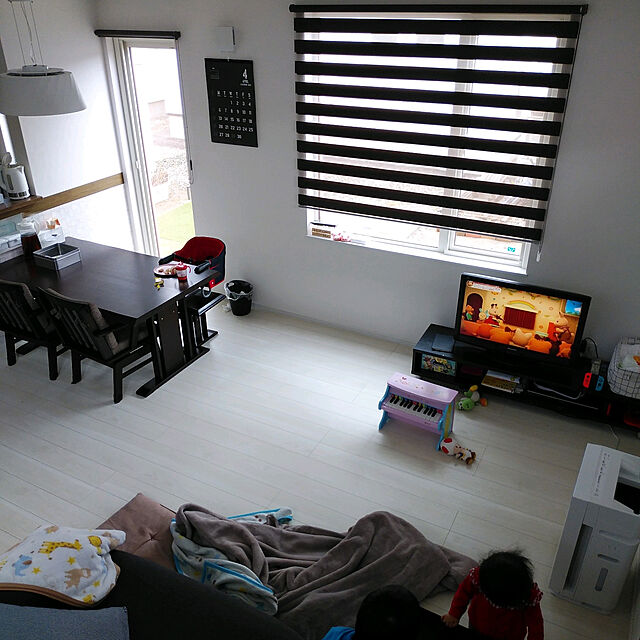 shimahigeのニトリ-回転式ダイニングチェア(サザナミDBR) の家具・インテリア写真