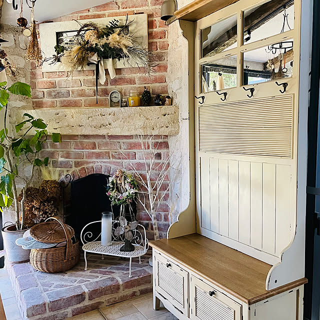 角 大型 バスケット ブリキ バケツ プランター 植木鉢 収納 小物収納