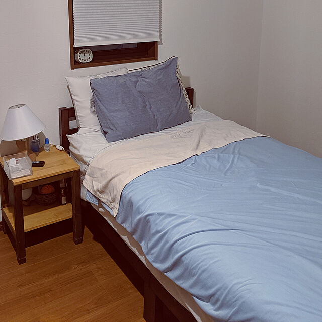 shizuponのニトリ-タオルケット シングル(Nクール q-o BL S) の家具・インテリア写真
