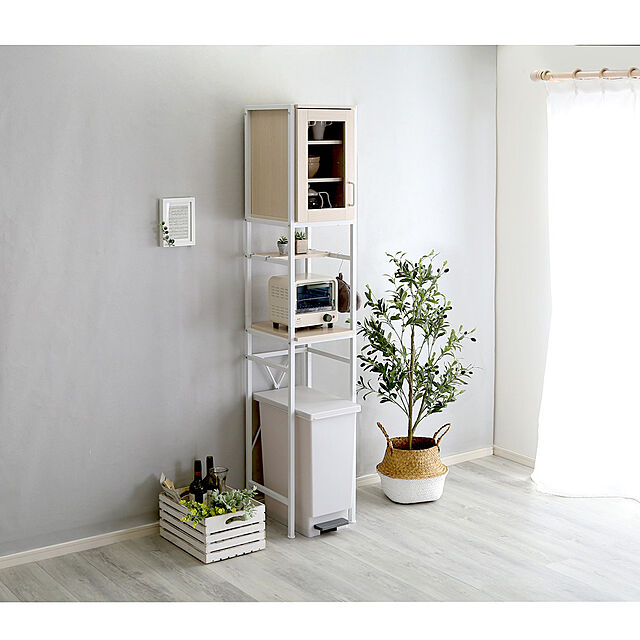SMB_selectionの商材王-さわやかなオシャレゴミ箱上ラック　すきま収納タイプの家具・インテリア写真