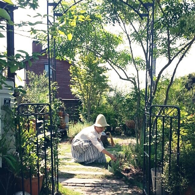 okeiの-自慢の庭を華やかに ゲートアーチ MO-07-13G 【送料無料】【メーカー直送品】の家具・インテリア写真