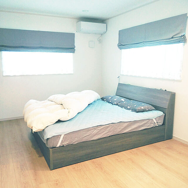 chibiのニトリ-敷きパッド ダブル(Nクール SP o-i WH D) の家具・インテリア写真