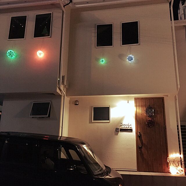 pecoの丸和貿易-エクラウール Xmas LED 吊り下げ イルミネーションライト フラワーボールライト (L) 600152002の家具・インテリア写真