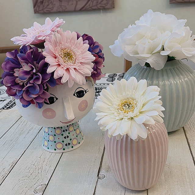 kuikoのBJORN WIINBLAD-Bjor1 Wiinblad ビヨン・ヴィンブラッド Eva Flower Pot エヴァ フラワーポット イエロー 花びん 北欧雑貨 陶器 北欧の家具・インテリア写真