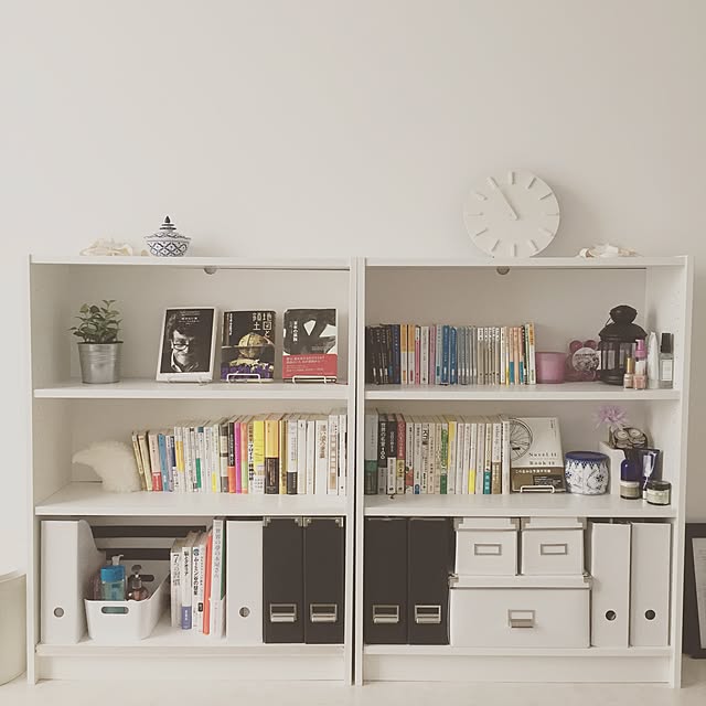 Yasukoのイケア-(IKEA)BILLY書棚, ホワイトの家具・インテリア写真