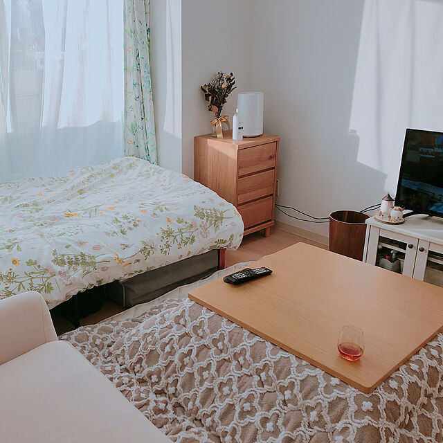 nonのニトリ-ダブルパイプベッドフレーム(ヘディット) の家具・インテリア写真