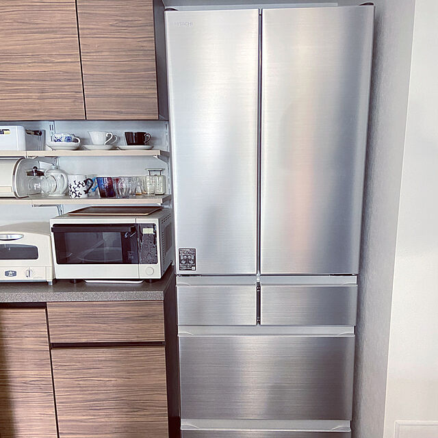 kouの日立(HITACHI)-日立 冷蔵庫 幅65cm 485L フレンチドア R-H49TG S シルバー 日本製 2023年度モデル 大容量 まるごとチルドの家具・インテリア写真