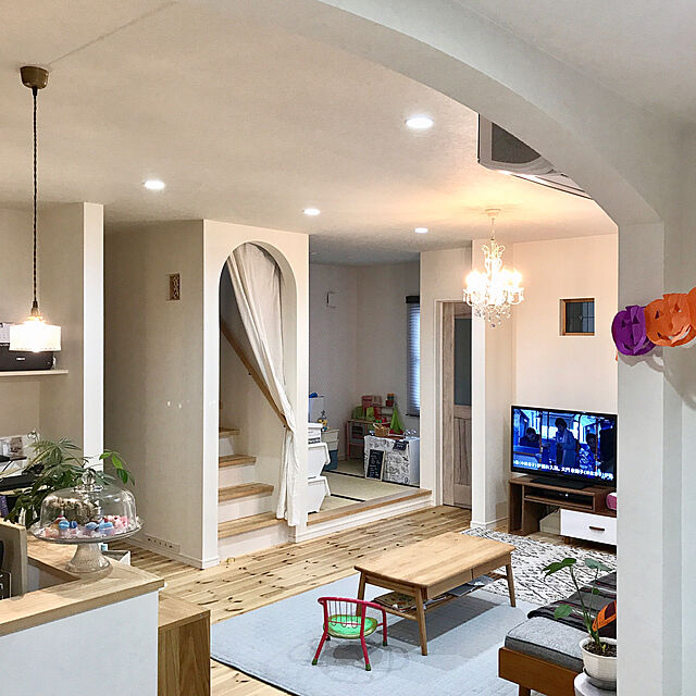 muraの-Topanga ヘビーコットンカーテン 110x230cm スカイ【新生活】の家具・インテリア写真