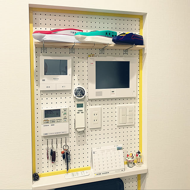 hyuganatsuの-有孔ボード バーフック 100 P25 【1個】 フック 穴あきボード パンチングボード ペグボード 壁面/ガレージ/お部屋、壁のリノベーション・DIY/の家具・インテリア写真
