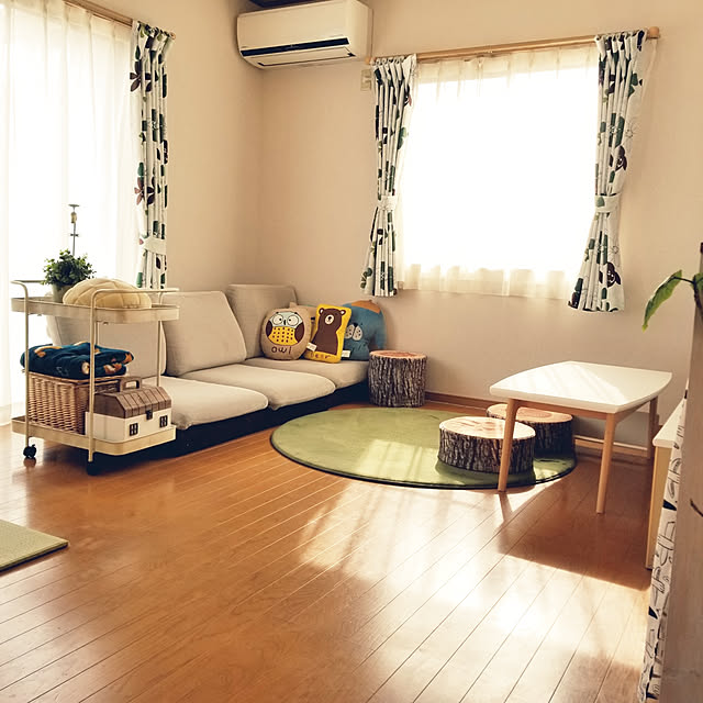 miiのニトリ-センターテーブル(リブレス 105 WW オープン) の家具・インテリア写真