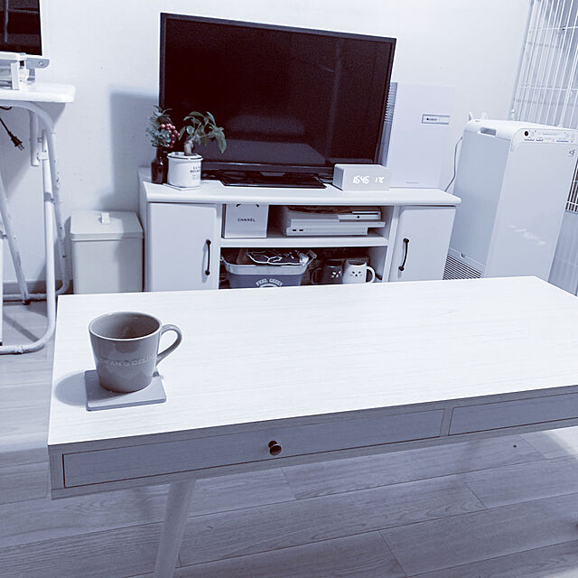asuの-テーブル おしゃれ センターテーブル ローテーブル 木製 収納付き 引き出し 長方形 リビングテーブル 収納 一人暮らし テレワーク 在宅 北欧 LTD-1148の家具・インテリア写真