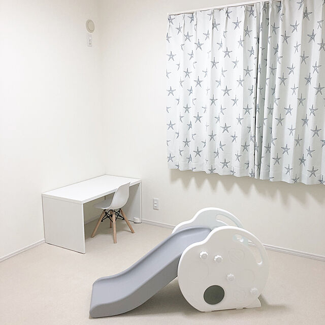 chiii__homeのニトリ-既製カーテン(シースター 100X110X2) の家具・インテリア写真