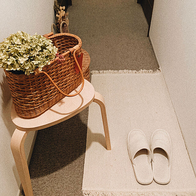 Natsuのイケア-[IKEA/イケア/通販]SORTSO ソルトソー ラグ 平織り, 生成り[C](b)(50418519)の家具・インテリア写真