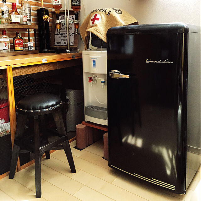 yokkochanのエーステージ(A-stage)-冷凍庫 家庭用 小型 1ドア おしゃれ 60L 大容量 まとめ買い ストック ストッカー レトロ冷凍庫 60L GLE-F60の家具・インテリア写真
