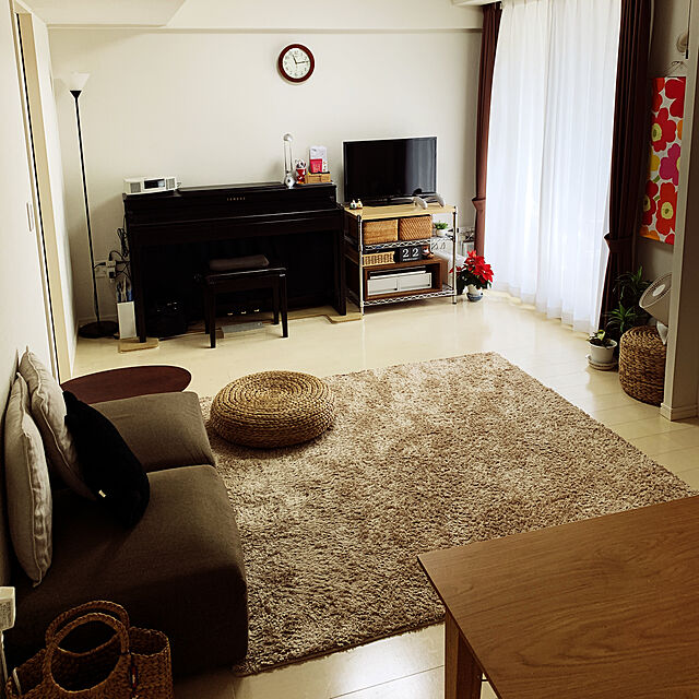 miyabiのイケア-IKEAイケアALSEDA アルセーダスツール, バナナ繊維401.581.35の家具・インテリア写真