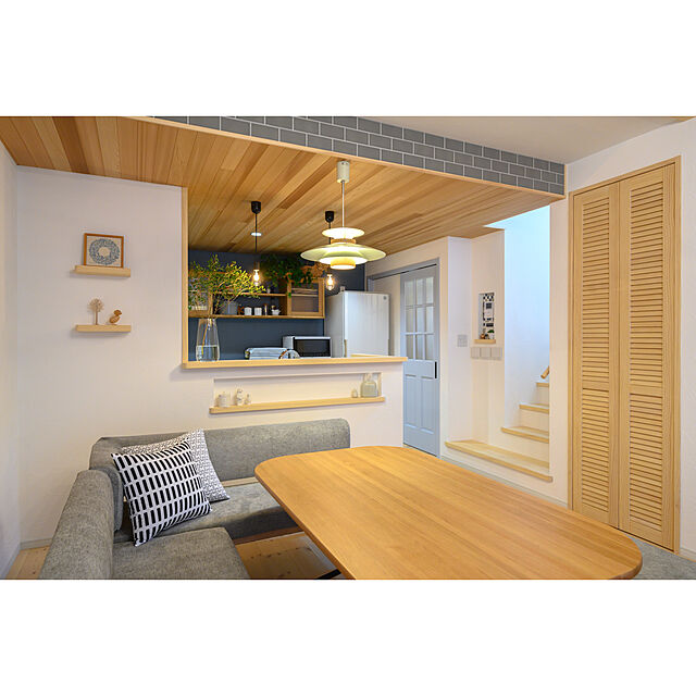 The_Natural_homeの-空間を広く使おう。カバーリングダイニングソファーの家具・インテリア写真
