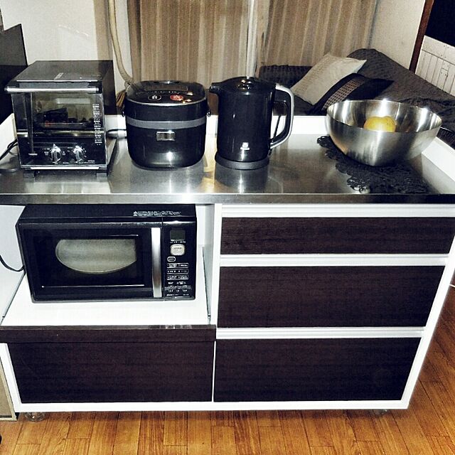 akariMAEのシャープ-シャープ オーブンレンジ 15Lタイプ ブラック系 RE-S15E-Bの家具・インテリア写真